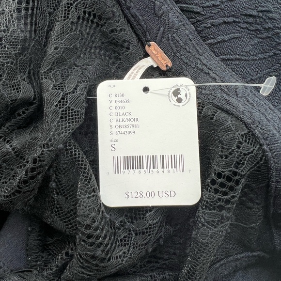 NWT Free People Brooklyn Mini Lace Dress Party Cocktail Small $128 - Picture 7 of 15
